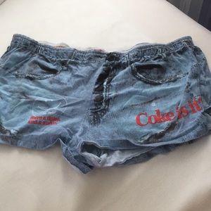 Coke pajama shorts